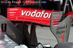McLaren-Mercedes Rear Wing